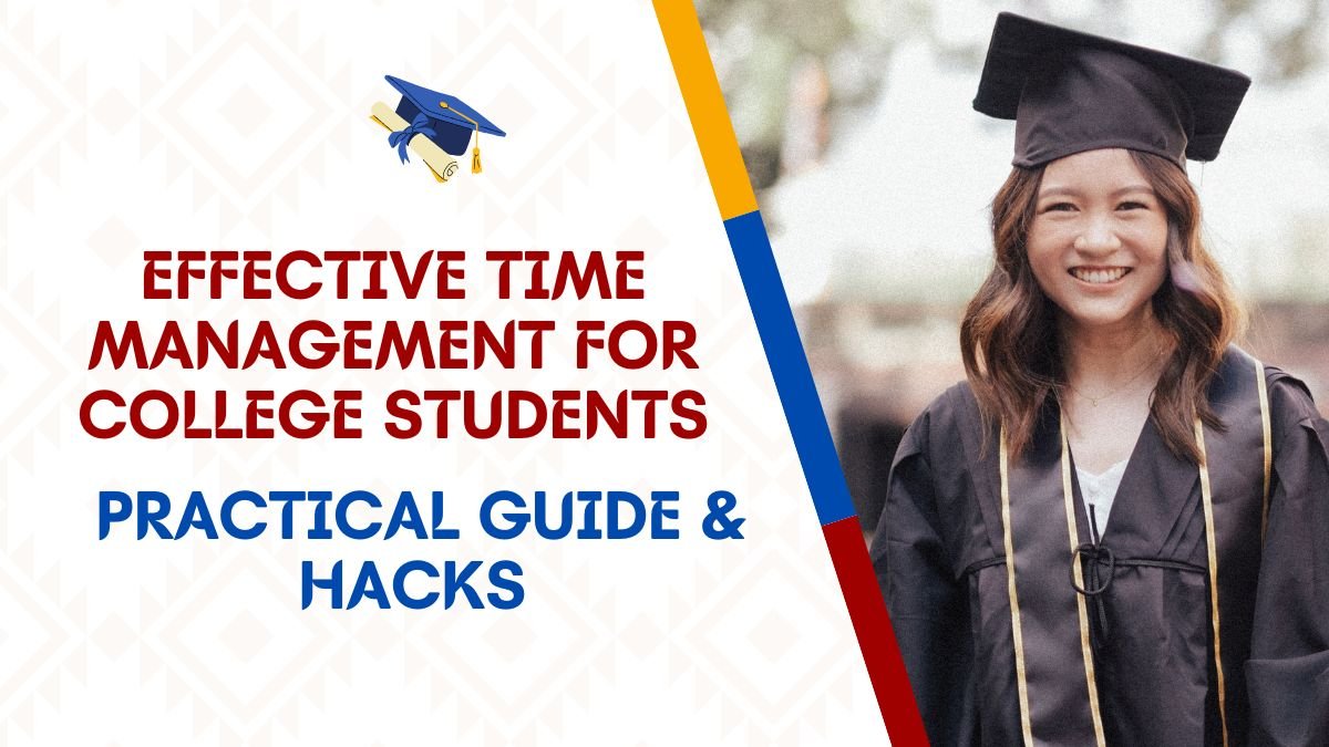 time management for college students, college productivity tips, study time management, student time management guide, effective time management strategies,