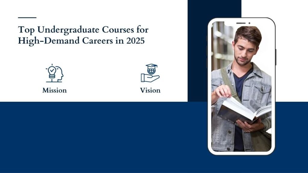 top undergraduate courses 2025, best UG courses for career 2025, high demand careers 2025, best degrees for jobs 2025, undergraduate programs for future,