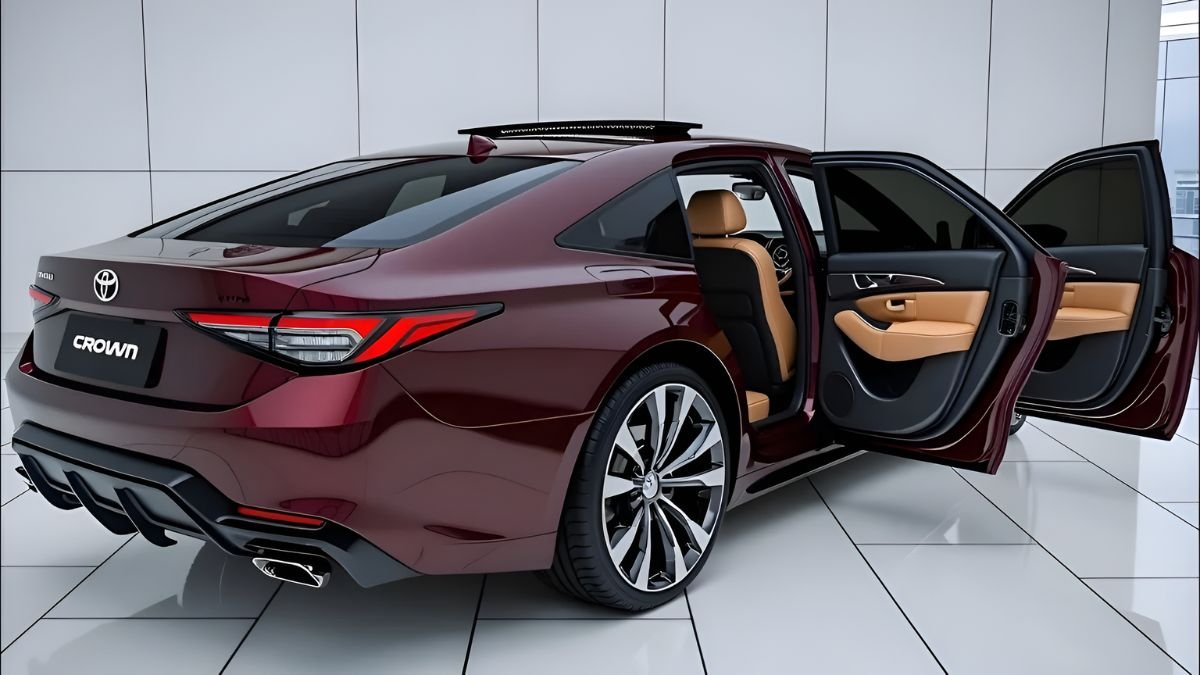 toyota crown 2025, 2025 toyota crown, toyota crown hybrid, luxury sedan india, toyota safety sense, spacious sedan interior, premium comfort features, hybrid mileage efficiency, toyota 2025 lineup, sedan launch news,